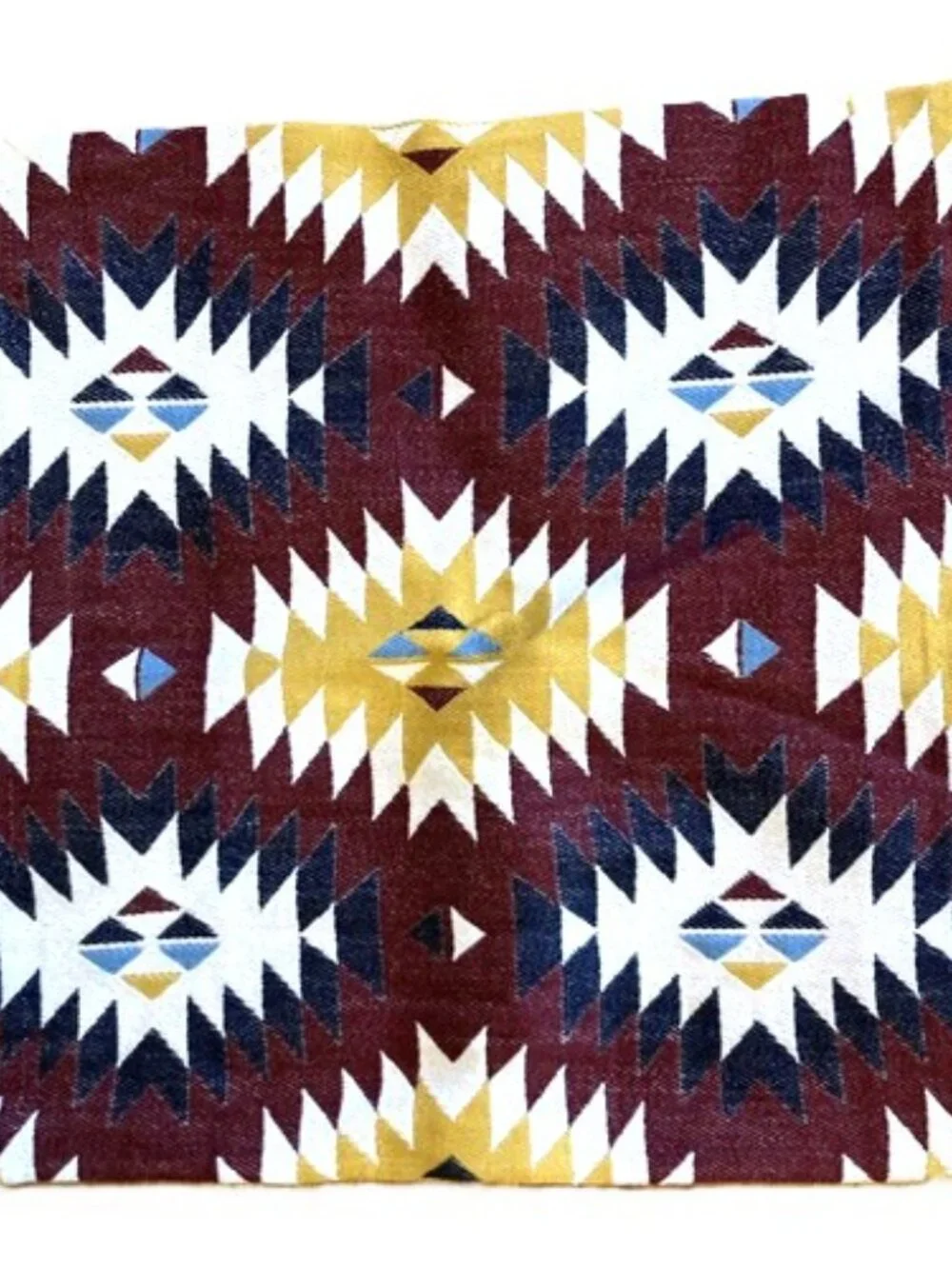 IKEA Pillow Cover Aztec Southwest Decor FRANSINE Jacquard WOOL Blend 20